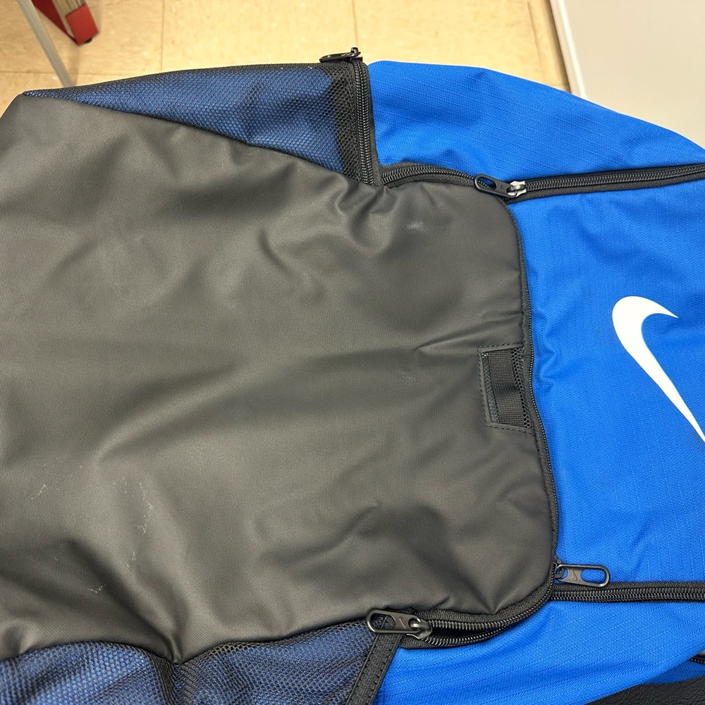Nike Black and Blue Backpack